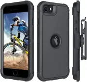 For iPhone SE 2nd/3rd Gen 2020 2022 Belt Clip Holster Shockproof Hard Case Cover