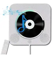 KC-808 CD Player Wall Mountable Bluetooth CD Player Speaker USB