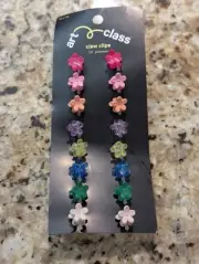 Art Class Girls' 16pc Flower Micro Mini Claw Clips Hair Accessories Ages 10-12