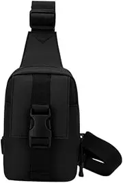 [ANDRESLAD] Portable Phone Pouch Men's Messenger Bag Wear-resistant Material Multi-function Shoulder Bag