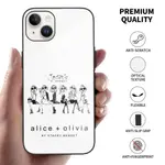 ALICE + OLIVIA 經典手機殼適用於 IPHONE 12 13 14 15 PRO MAX PLUS MINI