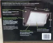 LITHONIA LIGHTING New in Box WALL PACK 40W APPLIQUE LED 5000K MVOLT 120-277