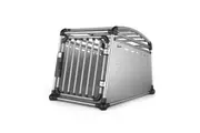 Aluminium Dog Travel Crate 56x65x77cm - Medium Pet Car Transport Cage Kennel Box