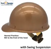 MSA Skullgard Cap Style with Swing Suspension - Custom Copper