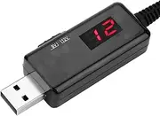 USB DC Boost Cable Router Step Up Voltage Converter Display 9V 12V for Power Bank Router Use