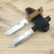 Self Defense Assault Tactical Knife Combat Stabbing Army Fixed Blade Full Tang