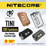 Nitecor TINI 380 lumen USB rechargeable led keyring flashlight torch