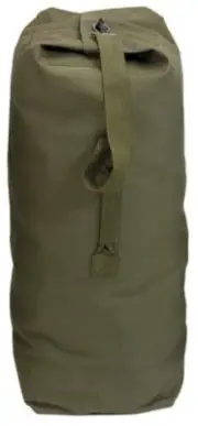 22oz H/Duty Canvas Duffle Duffel Bag Top Load Opening 36" with Handle Army Style