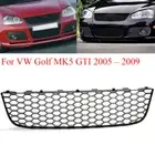 Honeycomb Mesh Front Bumper Centre Grille Grill For VW MK5 Golf GTI Gt 2005-2009