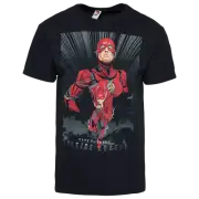 The Flash Justice League by Zack Snyder Black T-Shirt DC Comics Men Size L & M