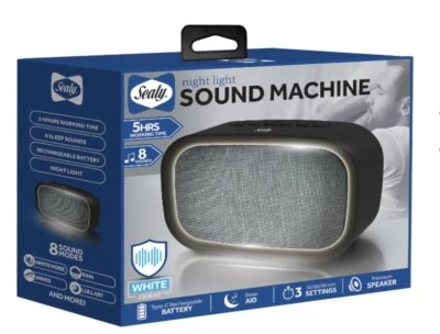 Sealy Night Light Sound Machine Sleep Aid White Noise