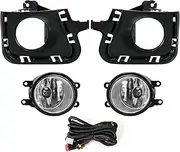 Fog Lights Car Fog Lamp Halogen Bulb Front Bumper Daytime Running Light With Wire Switch For Toyota For Prius C For Aqua 2012 2013 2014 Accessories Fog Light Lamp Assembly