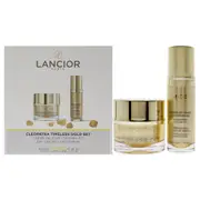 Timeless Gold Cleopatra Set by Lancior for Unisex - 2 Pc 1.7oz Youth Precious Cream - Day Lift, 1oz Timeless Gold Face Lift Serum