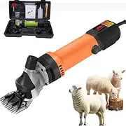 Electric Sheep Shearing Clippers, 690W Sheep Shears with 6 Gears Adjustable, 2400RPM Heavy Duty Sheep Shears, Farm Livestock Grooming Kit for Thick Coat Animal Sheep Goats Cattle Alpacas