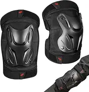 Motorcycle Knee Pads - Knee Braces Elbow Pads Adjustable | Protective Gear, Motorcycle Accessories for Roller Skating, Skateboarding, Outdoor Sports