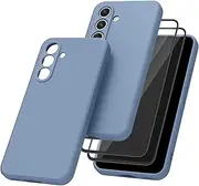 [Meliya] Case for Samsung Galaxy S20 FE 5G (Only), Stylish Liquid Silicone Slim Full-Body Protective Cover with Screen Protector Compatible with Samsung Galaxy S20 FE 5G Phone Case