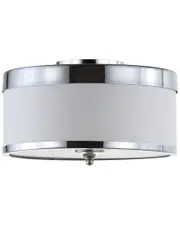 JONATHAN Y David 15in Metal LED Flush Mount