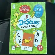 Dr. Seuss 40 ABC's & Words Flash Cards