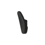 Taskmaster 65mm Matte Black Single Robe Hook
