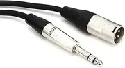 Hosa HSX-005 Pro Balanced Interconnect Rean 1/4 Inch TRS to XLR3M, 5 Feet