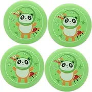 4pcs Fun Activities Outdoor Playing Lawn Game Throwing Training Disc Throwing Flying Disks Throw Catch Boomerangs Round Foam Discs Toy Flying Disc for Practicing Eva