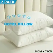2 Pack HOTEL Quality Standard Pillows Medium Firm Pillow Home Luxury Breathable