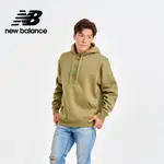 【NEW BALANCE】刷毛保暖連帽長袖上衣_男性_橄欖綠_MT41517DEK