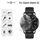 XIAOMI XIAOMI MI 適用於小米手錶 S3 的玻璃智能手錶屏幕保護膜適用於小米手錶 S3 的防刮鋼化玻璃保護