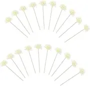 20Pcs Aromatherapy Flower Diffuser Accessories Natural Rattan Sticks for Essential Oils for Home Office Yoga and Bedroom Decor