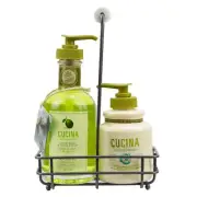 Fruits & Passion Cucina Lime Zest and Cypress Hand Cream and Soap Care Duo Set