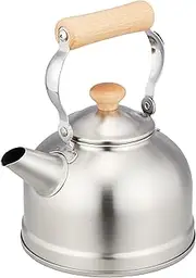 Wahei Freiz Chitose CS-021 Somewhere Nostalgic Kettle, 3.5 gal (1.5 L), Wooden Handle, Induction Compatible, Made in Japan