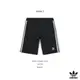 Adidas 3-Stripes Shorts 黑 白 三線 三葉草 短褲 運動 棉質 拉鍊 DH5798 IMPACT