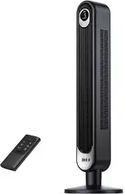 Ventilador De Torre 25" Grande Silencioso Oscilante Aire Frio Para Cuartos Piso