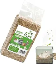 Hamster Bedding,Odor Control Natural Pet Bedding | Small Animal Supplies for Hedgehog Ferret Gerbil Chinchilla Hamster Cage Indoor Outdoor Bird