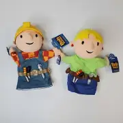 Applause Bob The Builder And Wendy Tool Belt Hand Puppets New With Tags 2001