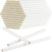 URATOT 120 Pieces Mason Bee Paper Inserts 6 Inches Beekeeper Cardboard Replacement Inserts Mason Bee Nesting Tubes Refills Inserts for Mason Bee Houses and Supplies, Outdoor and Garden