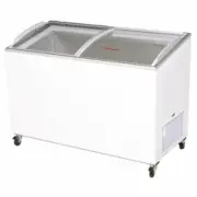 New 5ft Glass Lid Display 427L Curved Top Chest Freezer Bromic CF0500ATCG **