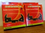 TWO PORELON CORRECTABLE RIBBON SMITH CORONA H SERIES TYPEWRITER BLACK 11470