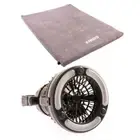 Adventure Kings Self Inflating 100mm Foam Mattress Queen + 2in1 LED Light & Fan