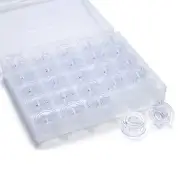 YEQIN 25 pk with Clear case Bobbin 136492-001 SA155 -for Baby Lock Brother Be...