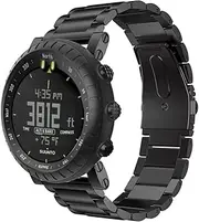 [Yikamosi] Compatible with Suunto Core Wristband, Soft TPU Watch Strap Stainless Steel Clasp Breathable Replacement Strap for Suunto Core Outdoor Sports Watch