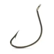 Mustad Hooks 37160-BR-6-50 Wide Gap 50pcs Kahle Fluke Shiner Small Bait Hook