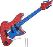Spider-Man Marvel Across The Spider-Verse Spider-Punk Web Blast Guitar with Whammy Bar Blast Action, Roleplay Toys for Kids Ages 5 and Up