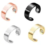 4-Pack Lymph Drainage Therapy Magnetic Rings, Adjustable Lymph Drainage Ring Therapy Magnetic Rings, As Shown