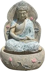 Garden Art Chinese-Style Buddha Statues Zen Sculpture Ornaments Outdoor Courtyard Gardening Buddha Statue Decoration, Used for Balcony Terrace Lawn Decor Lawn Decor