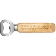 Quote By Charles Darwin Wooden Bottle Opener (BO00034376)