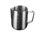 Stainless Steel Sharp Spout Scale Measuring Espresso Coffee Milk Frothing Cup