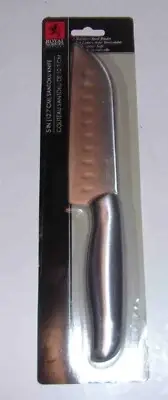 SANTOKU KNIFE 5" inch Stainless Steel Blade Slicing Dicing Mincing Royal Norfolk