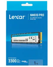 Lexar LNM610P001T-RNNNG 1TB M.2 2280 PCIe Gen3x4 NVMe SSD, up to 3300MB/s read, 2600MB/s write