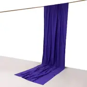 PURPLE Drape Curtain 14 ft Polyester Backdrop Rod Pockets Party Wedding Events